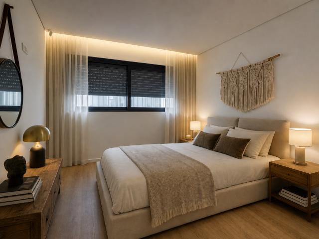 Arrenda se apartamento T1 com lugar de garagem em Canidelo
