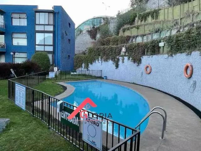 Arrendamos depto 3d2b1e primer piso en condominio en reñaca
