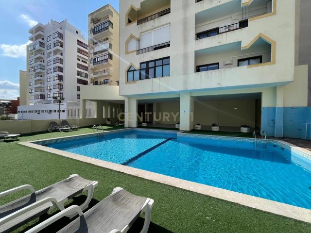 Arrendamento Anual T1 com Piscina Vista mar Elevador Praia da Rocha