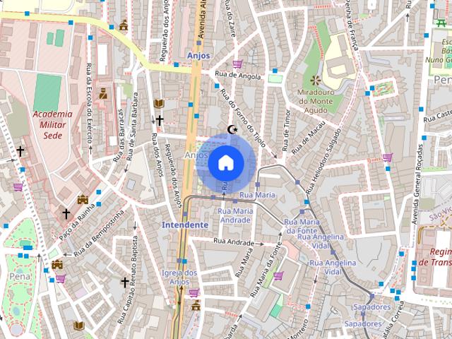 Arrendo apartamento equipado com 3 quartos no centro Lisboa
