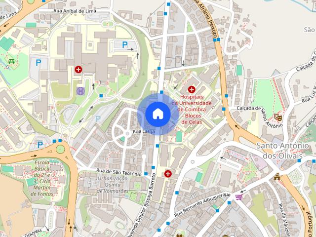 Arrendo apartamento T1 mobilado em Coimbra Celas