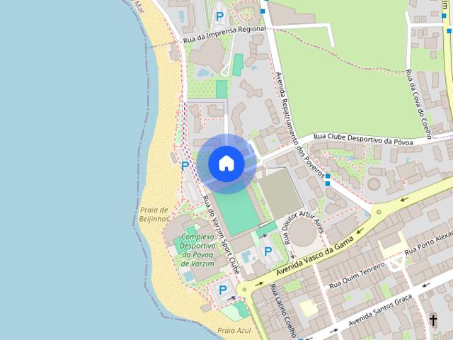 Arrendo apartamento T1 na Povoa de Varzim com vista de mar