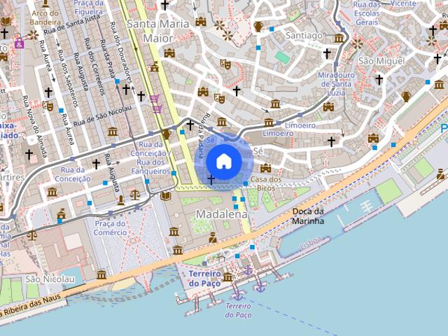 Arrendo apartamento T1 novo mobilado Lisboa rua bacalhoeiros
