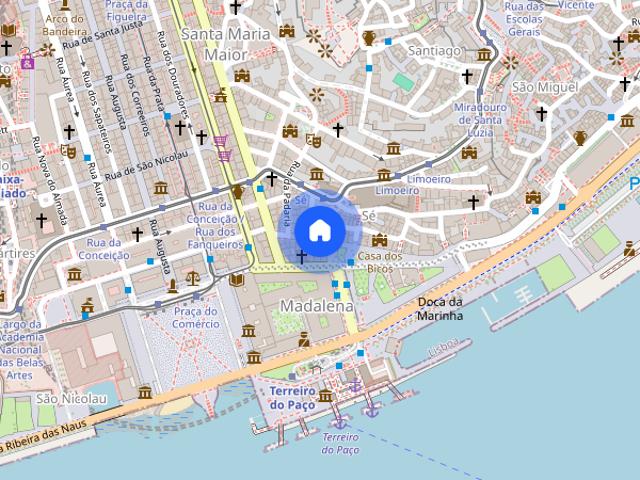 Arrendo apartamento T1 novo mobilado Lisboa rua bacalhoeiros