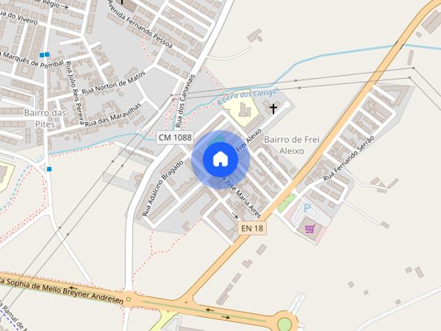 Arrendo estudio T0 no Bairro do Frei Aleixo em Evora