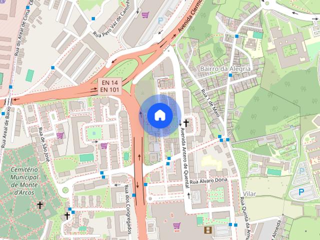Arrendo T2 todo mobilado em Braga