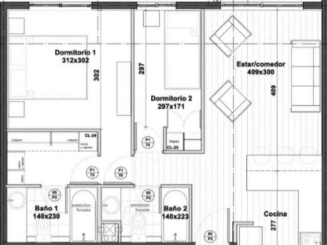 Arriendo 2d+2b+estac.y bodega