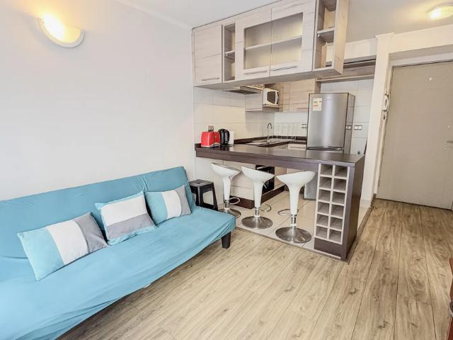 Arriendo amoblado 1 dormitorio, recreo alto, viña del mar