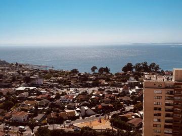 ARRIENDO DEPTO EN CONCÓN, VISTA PANORAMICA AL MAR