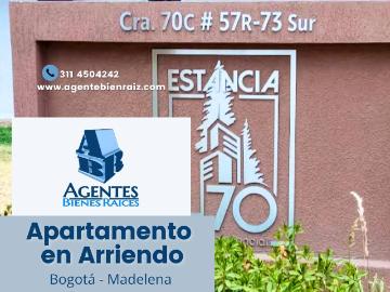 ARRIENDO APARTAMENTO NUEVO PARA ESTRENAR ESTUPENDA UBICACION BARRIO MADELENA CONJUNTO ESTANCIA 70