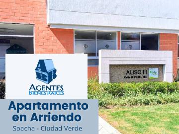 ARRIENDO APARTAMENTO SOACHA CIUDAD VERDE CONJUNTO ALISO 3 NUEVO PARA ESTRENAR