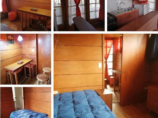 Arriendo cabaña individual amoblada dos ambientes