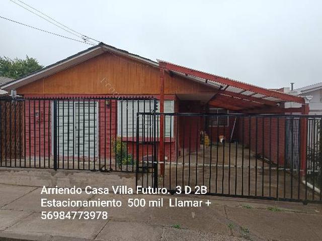 ARRIENDO CASA AISLADA V. F. LA LIGUA