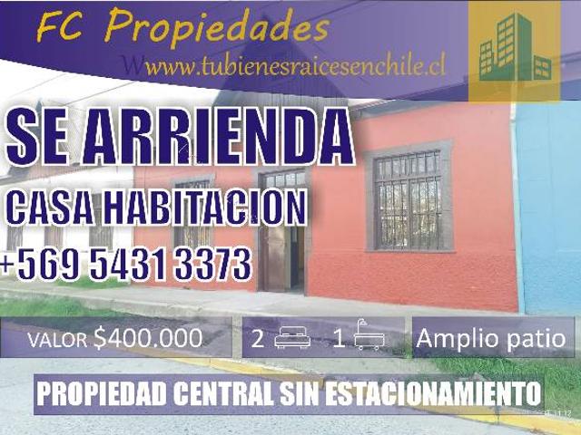 Arriendo casa de un piso en Villa Alemana 08 09 23