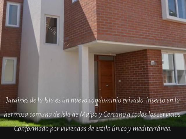Arriendo Comoda Casa familiar en Condominio Isla de Maipo