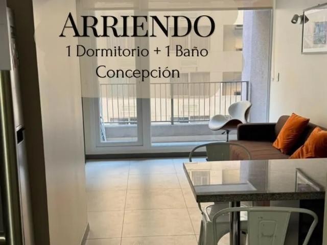 Arriendo concepción centro amoblado, 1d + 1b