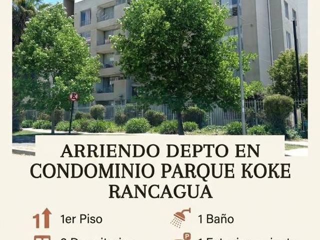 ARRIENDO CONDOMINIO PARQUE KOKE RANCAGUA
