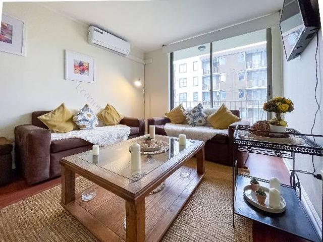 Arriendo de departamento amoblado en condominio privado