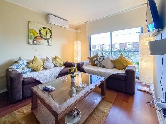 Arriendo de departamento en condominio privado Los Encinos