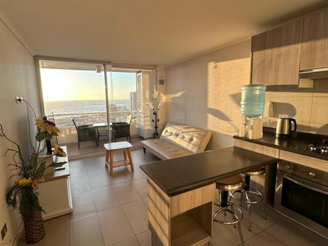 Arriendo de departamentos en iquique | amoblado mensual bulnes labbe 2d con estacionamiento 2 dormitorios por clp 750000.00