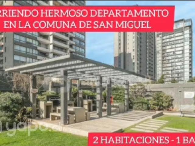 Departamentos en arriendo en San Miguel | A pasos de Metro Lo vial 2 dormitorios por CLP 350000.00