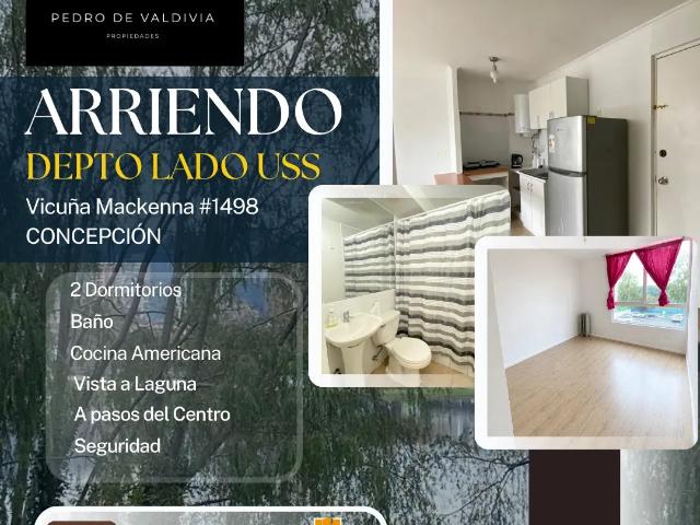 Arriendo depto 2d+1b lado uss paicavi en concepción