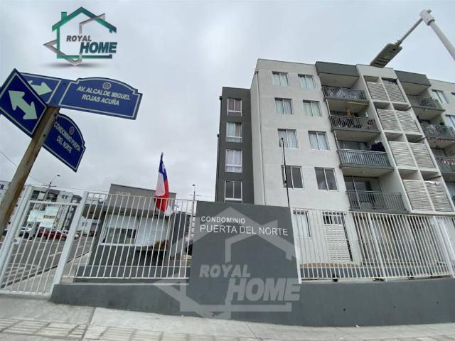 Arriendo Depto 3D/1B + Estac. – Condominio Puerta del Norte, Costa Laguna