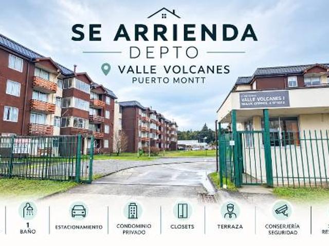 ARRIENDO DEPTO VALLE VOLCANES 3D 1B