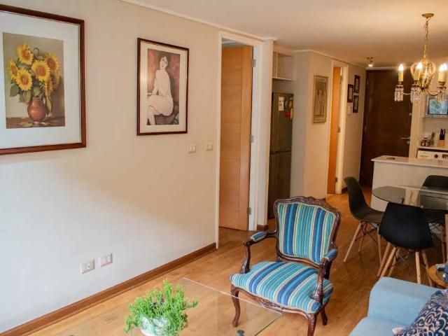 Arriendo depto amoblado 1 habitación ñuñoa 5210