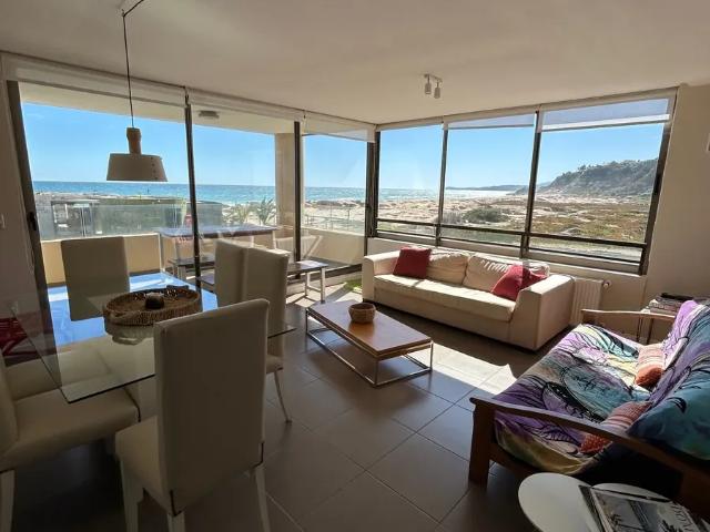 Arriendo Depto Año Corrido Amoblado 3 Dorm Frente Al Mar