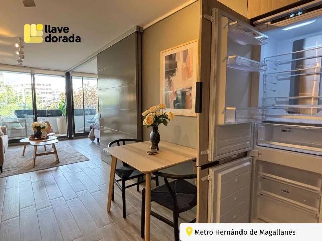 Arriendo deptos. 1d+1b metro hernando de maga 168342