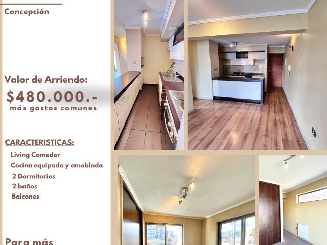 Arriendo Departamento 2D 2E Concepción