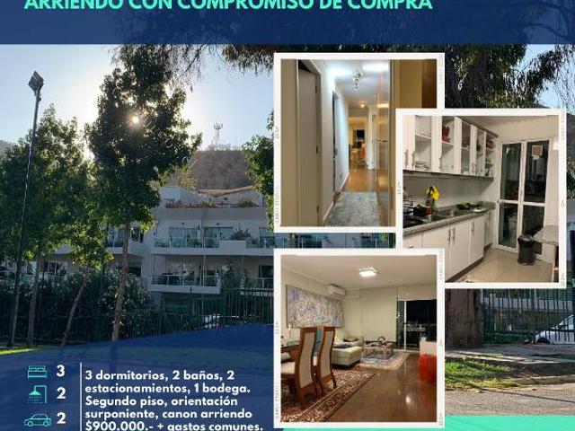 ARRIENDO DEPARTAMENTO CON COMPROMISO DE COMPRA