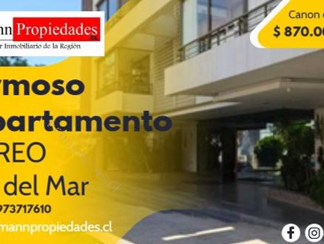 Arriendo departamento con hermosa vista al mar