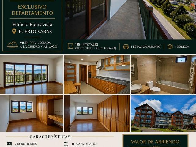 Arriendo departamento con vista en puerto varas