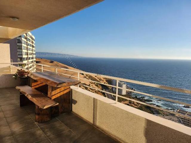 Arriendo departamento Concon con vista al mar 2d 2b 1e