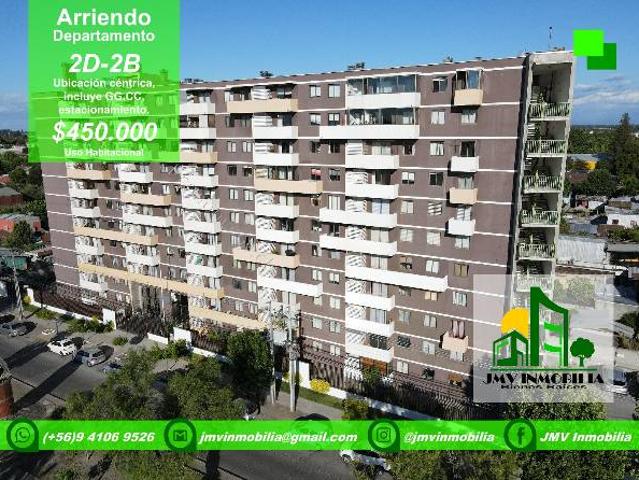 Arriendo Departamento Céntrico JMV Inmobilia