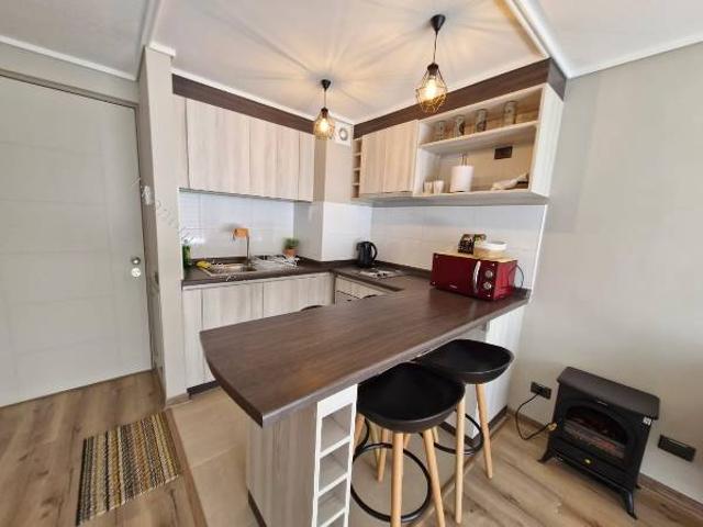 Arriendo departamento amoblado condominio Circunvalación Sur