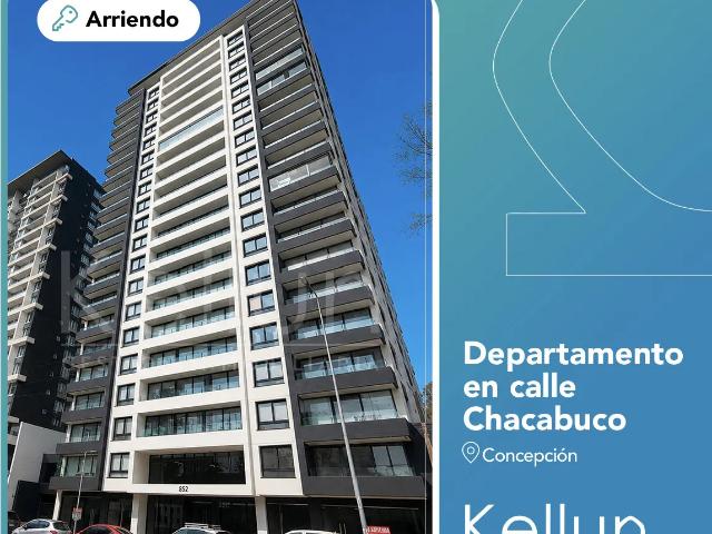 Arriendo departamento amoblado en chacabuco