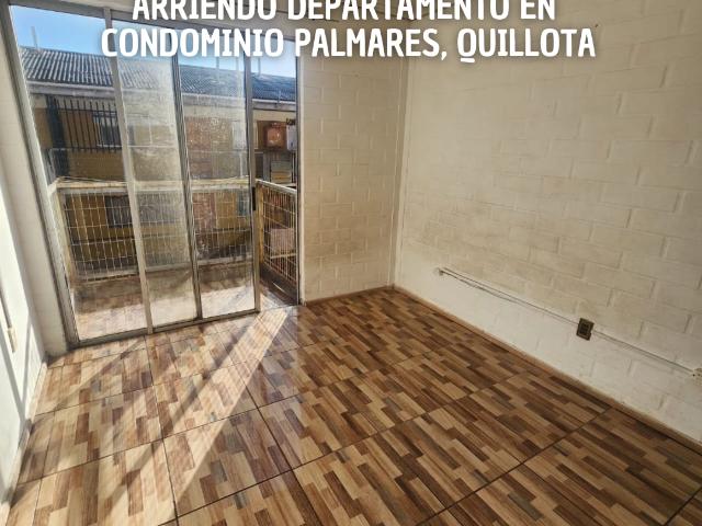 Arriendo departamento en Condominio Palmares, Quillota