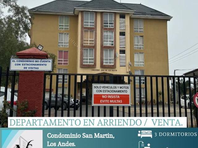 Arriendo departamento en Los Andes