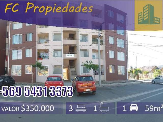 Arriendo departamento en Limache, Gastos comunes incluidos