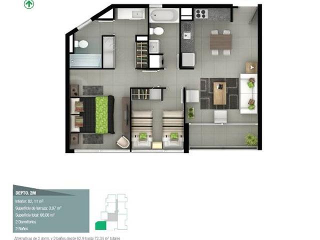 Arriendo departamento en Ñuñoa