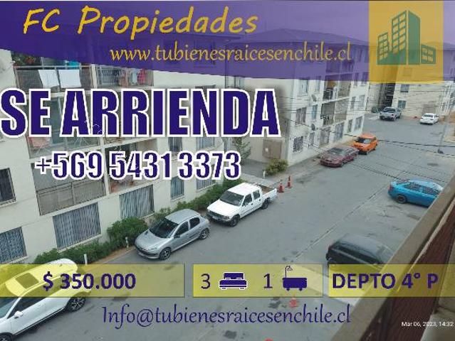 ARRIENDO DEPARTAMENTO HIPODROMO VILLA ALEMANA