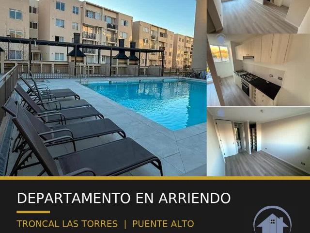Arriendo Departamento Puente alto cardenal oviedo con av troncal las torres