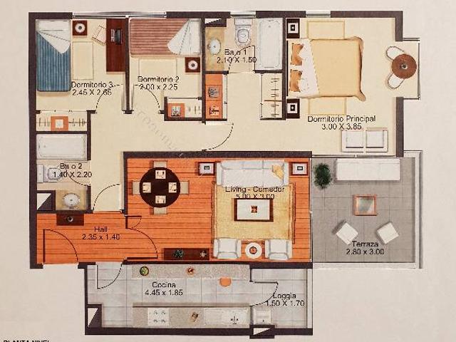 ARRIENDO DPTO. SAN MIGUEL