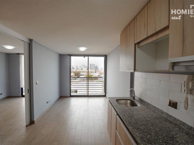 Arriendo dpto 1D + 1B +Terraza Metro Hospitales, Independencia Corretaje gratis