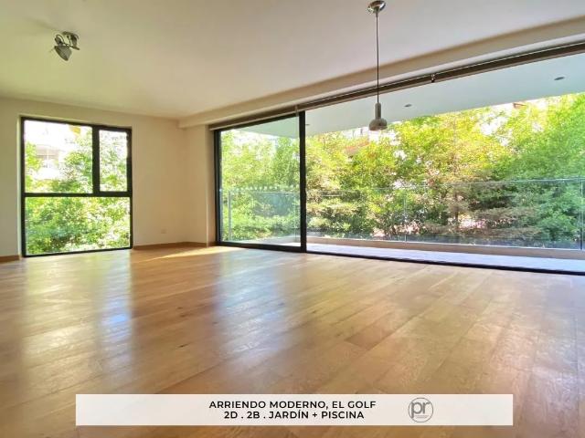 Arriendo el golf, depto moderno de 2 dorm. amenities