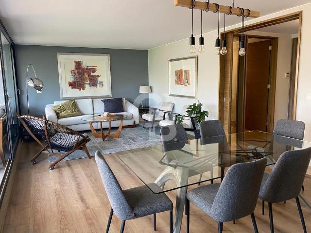 Arriendo elegante dpto. las condes, terraza, estac. cbg