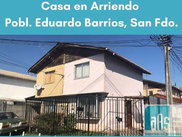 Arriendo En Pobl. Eduardo Barrios